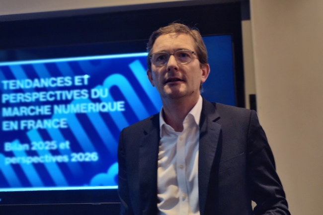 Benoit Darde, administrateur de Numeum, a présenté le bilan 2025 et les perspectives 2026 des entreprises du numérique. (Crédit J.C.) Benoit Darde, administrateur de Numeum, a présenté le bilan 2025 et les perspectives 2026 des entreprises du numérique. (Crédit J.C.)