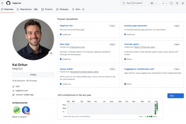 La création de faux profils sur les services web a toujours existé mais avec les agents IA elle change d'échelle. (crédit : Socket) La création de faux profils sur les services web a toujours existé mais avec les agents IA elle change d'échelle. (crédit : Socket)