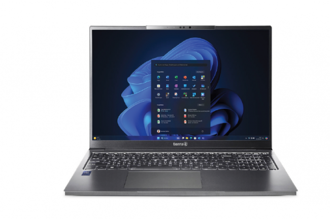 Le Terra Mobile 1671L, dernier né de la gamme, pèse seulement 1,4 kg et arbore un écran de 16 pouces en QHD+ (2560 x 1600). (Crédit TerraComputer) Le Terra Mobile 1671L, dernier né de la gamme, pèse seulement 1,4 kg et arbore un écran de 16 pouces en QHD+ (2560 x 1600). (Crédit TerraComputer)