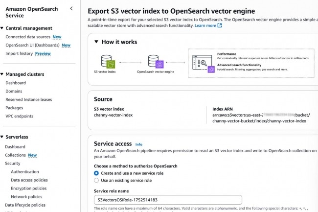 Le service de stockage objet S3 d'AWS propose des fonctions comme Vectors pour accompagner le développement de l'IA. (Crédit AWS) Le service de stockage objet S3 d'AWS propose des fonctions comme Vectors pour accompagner le développement de l'IA. (Crédit AWS)
