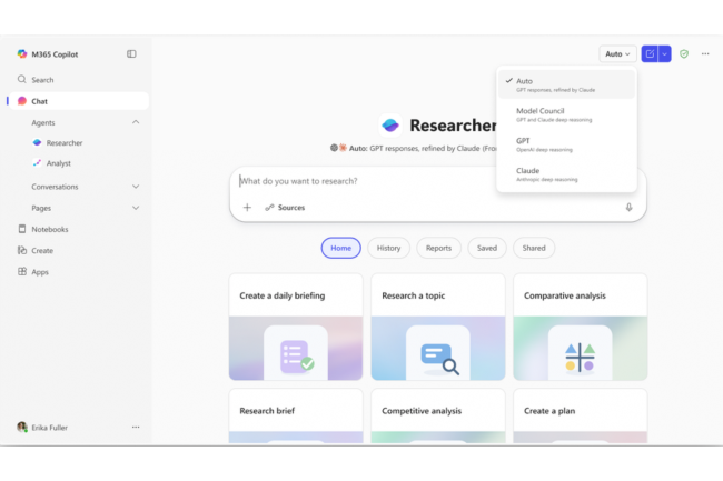 Microsoft améliore l'agent Recherche de Copilot