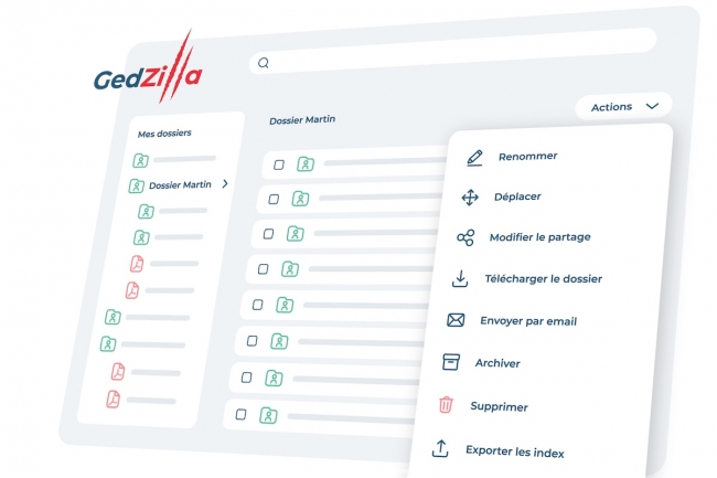 L’application GedZilla est commercialisée à partir de 39,90 € HT par mois sans engagement. (Crédit Calico France) L’application GedZilla est commercialisée à partir de 39,90 € HT par mois sans engagement. (Crédit Calico France)
