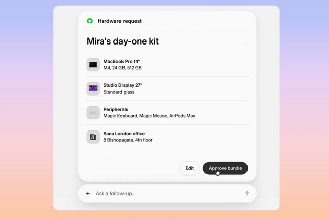 Sana de Workday est maintenant capable de gérer et d'automatisation certaines fonctions ITSM. (Crédit Workday) Sana de Workday est maintenant capable de gérer et d'automatisation certaines fonctions ITSM. (Crédit Workday)