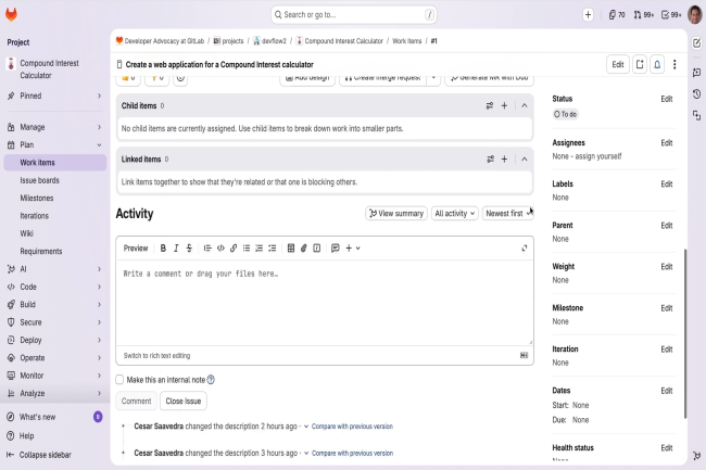 GitLab 19.0 pousse un peu plus l'intégration des agents IA au sein des assistants Duo. (Crédit GitLab) GitLab 19.0 pousse un peu plus l'intégration des agents IA au sein des assistants Duo. (Crédit GitLab)