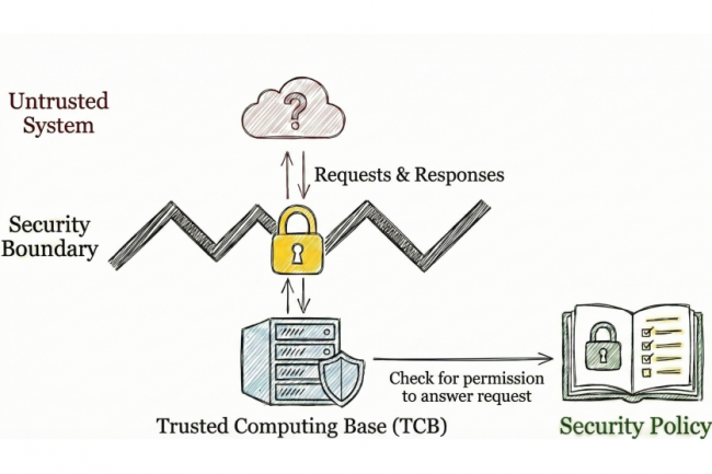 Contrairement à une architecture de sécurité standard, celle basée sur un système de base vérifié est directement connecté à la poliitique de sécurité de l'entreprise. (Crédit Google et Universités de San Diego, Wisconsin-Madison et Cornell, EmbraceTheRed, et Gray Swan) Contrairement à une architecture de sécurité standard, celle basée sur un système de base vérifié est directement connecté à la poliitique de sécurité de l'entreprise. (Crédit Google et Universités de San Diego, Wisconsin-Madison et Cornell, EmbraceTheRed, et Gray Swan)