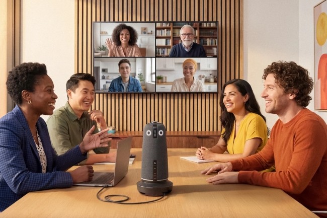 Avec son offre de services, Owl Labs veut répondre aux entreprises qui recherchent davantage de visibilité et de contrôle sur leurs solutions de visioconférence. (Crédit Owl Labs) Avec son offre de services, Owl Labs veut répondre aux entreprises qui recherchent davantage de visibilité et de contrôle sur leurs solutions de visioconférence. (Crédit Owl Labs)
