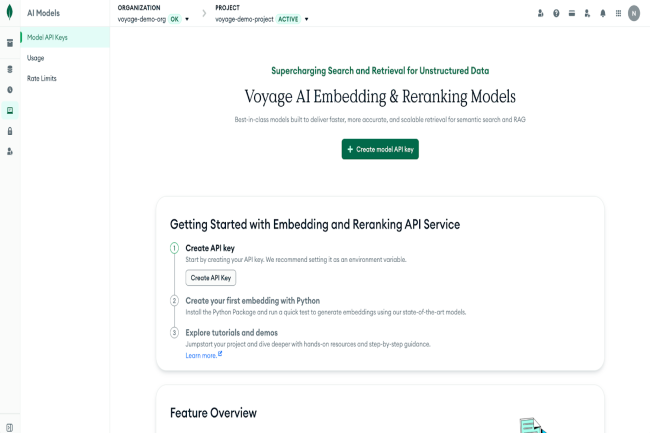MongoDB ajoute nativement dans sa base de données hébergées Atlas la technique du reranking pour trier les documents utiles pour les LLM. (Crédit MongoDB) MongoDB ajoute nativement dans sa base de données hébergées Atlas la technique du reranking pour trier les documents utiles pour les LLM. (Crédit MongoDB)