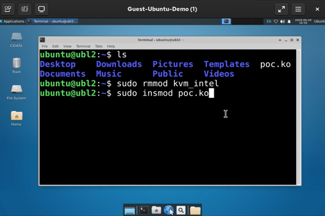 Un chercheur a trouvé une faille critique dans l'hyperviseur KVM pouvant aboutir à la prise de contrôle des serveurs Linux. (Crédit Hyunwoo Kim) Un chercheur a trouvé une faille critique dans l'hyperviseur KVM pouvant aboutir à la prise de contrôle des serveurs Linux. (Crédit Hyunwoo Kim)