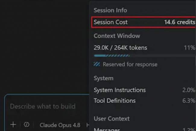 La dernière version de Visual Studio apporte un suivi précis de la consommation de GitHub Copilot. (Crédit GitHub) La dernière version de Visual Studio apporte un suivi précis de la consommation de GitHub Copilot. (Crédit GitHub)