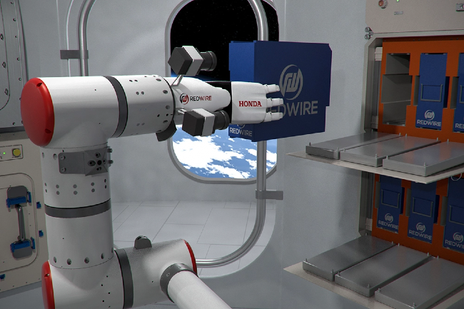 Les bras robotiques pourraient être une réponse aux contraintes d’un environnement orbital. (Honda) Les bras robotiques pourraient être une réponse aux contraintes d’un environnement orbital. (Honda)