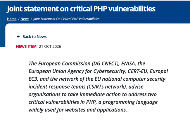 Après la découverte des deux vulnérabilités, les équipes de PHP ont travaillé à l'élaboration de correctifs afin de sécuriser les versions concernées. Après la découverte des deux vulnérabilités, les équipes de PHP ont travaillé à l'élaboration de correctifs afin de sécuriser les versions concernées.
