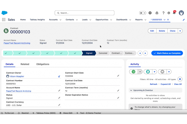 La fiabilité des données et la gouvernance informatique restent des enjeux majeurs pour les entreprises, confrontées à des risques d’incohérence lors de la migration de leurs systèmes. (Crédit: Salesforce) La fiabilité des données et la gouvernance informatique restent des enjeux majeurs pour les entreprises, confrontées à des risques d’incohérence lors de la migration de leurs systèmes. (Crédit: Salesforce)