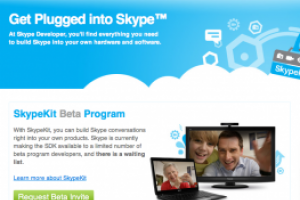 Un SDK Skype  pour installer la solution sur plus de priphriques