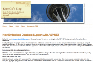 Microsoft lie sa base de donnes gratuite SQL  ASP. Net