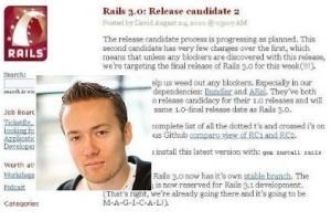 La version finale Ruby on Rails 3.0 arrive