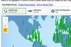 Les mots les plus recherch�s sur Google en 2010
