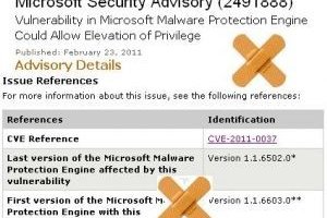 Microsoft corrige un bug de scurit sur son moteur d'analyse de virus