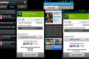 Android Market : Google lance son service de paiement In-App pour la vente de contenu