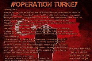 Anonymous attaque la Turquie pour dnoncer le filtrage du Net