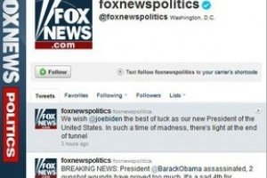 Pirat, le compte Twitter de Fox News annonce la mort du prsident Obama
