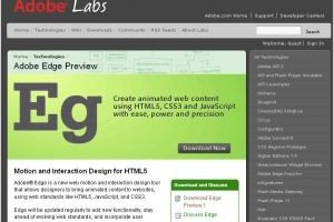 Adobe montre Edge, l'outil HTML5 qui empite sur Flash