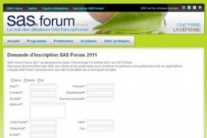 SAS Forum 2011 : Analyser intelligemment les Big Data