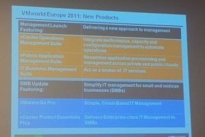 VMworld 2011 : VMware veut simplifier la gestion des clouds
