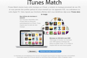 Apple lance iTunes Match en France
