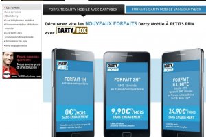 Darty lance aussi un forfait mobile  zro euro