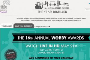 16e �dition des Webby Awards : vote du public jusqu'au 26 avril