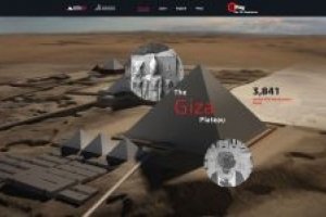Visiter la pyramide de Gizeh en 3D gr�ce � Dassault Syst�mes