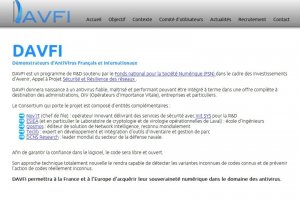 Davfi : 1er antivirus Open Source made in France