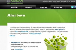 Akiban s�duit les utilisateurs de MySQL avec une database Open Source