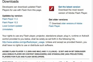 Adobe publie 6 correctifs critiques pour Flash