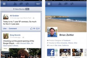 Facebook amliore son application pour iOS