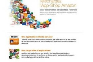 Amazon lance son App-Shop en France