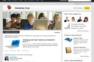 Linkedin montre ses nouvelles pages Entreprises