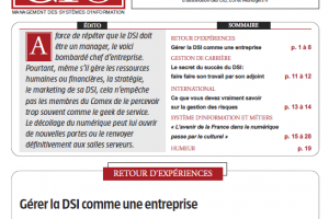 CIO PDF 56 : grer la DSI comme une entreprise