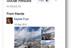 Bing va proposer des r�sultats issus de Facebook