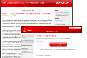 Oracle livre les correctifs de s�curit� attendus pour Java