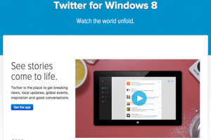 Twitter est disponible pour Windows 8 et RT
