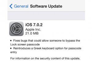 La mise  jour iOS 7.0.2 corrige le bug de dverrouillage