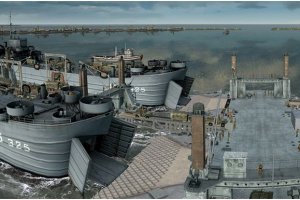 D-Day : Le port d'Arromanches en 3D par Dassault Systmes