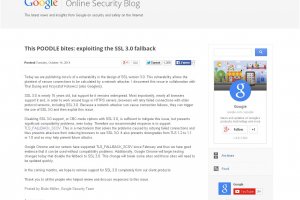 Google dcrit l'attaque Poodle exploitant la faille SSL 3.0