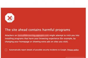 Google Chrome et Search alertent sur les sites douteux