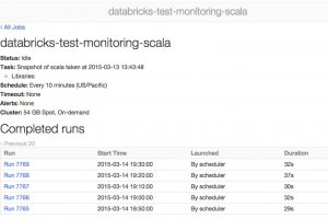 Databricks automatise l'excution des analyses dans Spark
