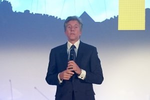 Bill Mc Dermott  Paris pour inaugurer le sige de SAP France