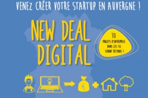 New Deal Digital incube 9 start-ups en Auvergne