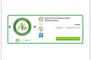 Prestashop toffe sa marketplace avec un module pour la reforestation
